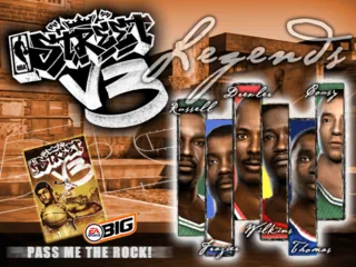 NBA Street V3 – Title screen