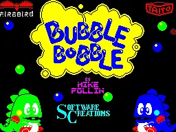 Bubble Bobble – Titelbildschirm