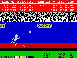 Daley Thompson's Decathlon – En jeu