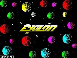 Exolon – Titelbildschirm