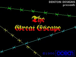The Great Escape – Title screen