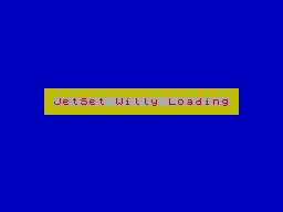 Jet Set Willy – Title screen
