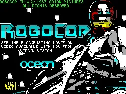 Robocop – Title screen