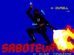 Saboteur! – Titelbildschirm