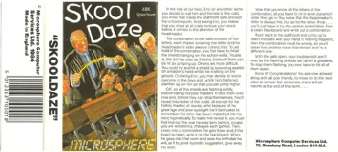 Skool Daze – boxart