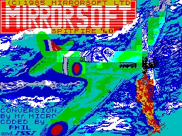 Spitfire 40 – Titulní obrazovka