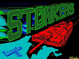 Stonkers – Titelbildschirm