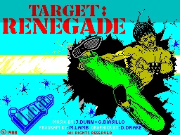 Target: Renegade – Titelbildschirm