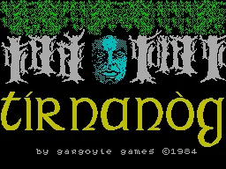 Tir Na Nog – Titulní obrazovka