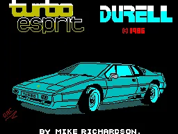 Turbo Esprit – Title screen