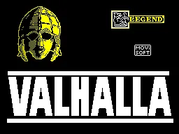 Valhalla – Titelbildschirm