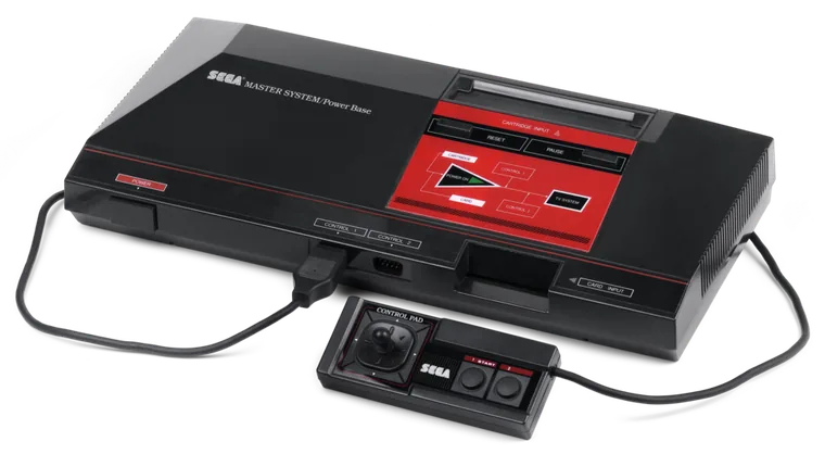 Sega Master System s původním ovladačem