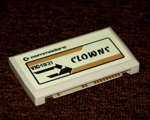 Cartridge pro VIC-20: hra Clowns