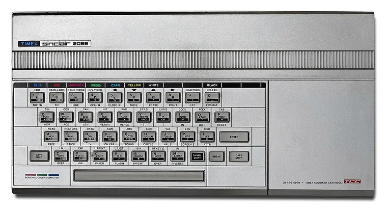 Timex Sinclair 2068, die amerikanische Variante aus dem Jahr 1983