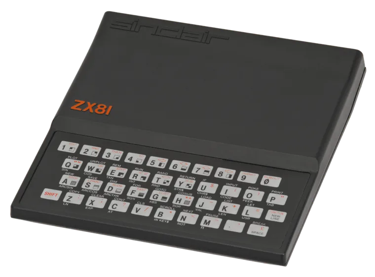 Sinclair ZX81, ein Heimcomputer aus dem Jahr 1981